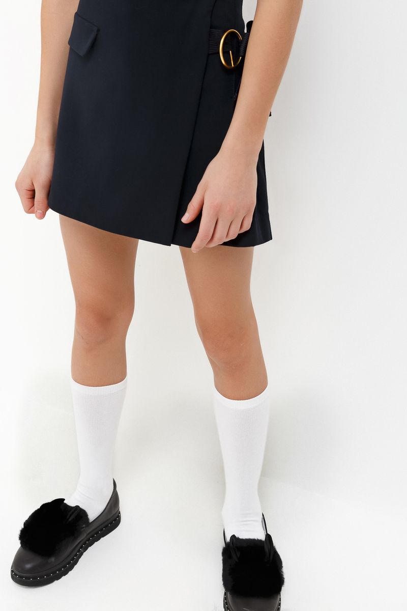 Юбка-шорты для девочки Acoola Bergamot, цвет: темно-голубой. 20210160160_600. Размер 134
