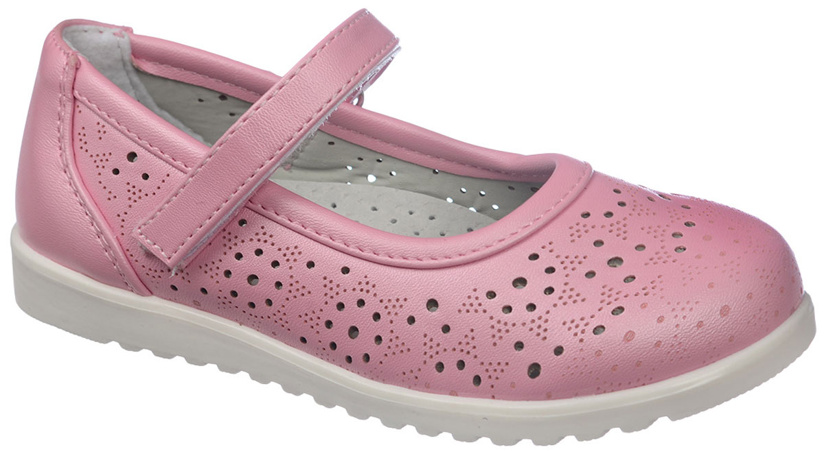 Туфли для девочки Мифер, цвет: малиновый. 7212A. Размер 28