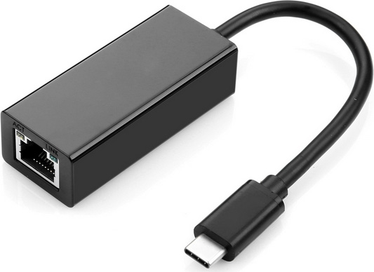 Greenconnect GC-LNUC301, Black переходник USB Type C/Ethernet