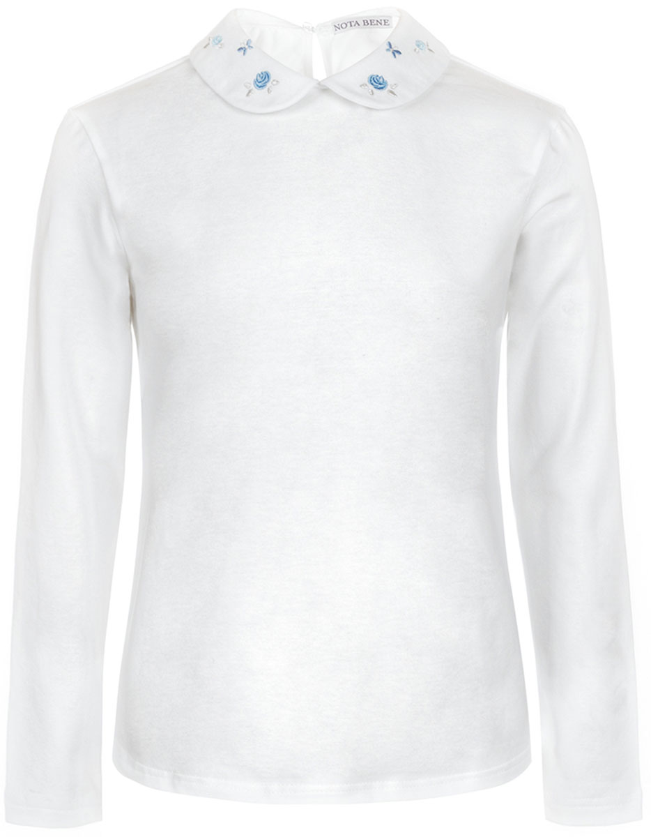 Блузка для девочки Nota Bene, цвет: белый. 1812310011. Размер 158