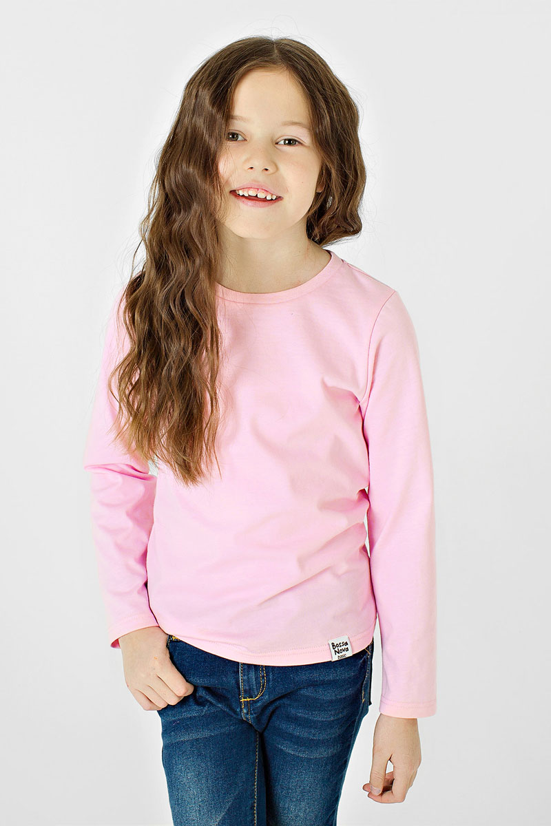 Джемпер для девочки Bossa Nova Basic, цвет: розовый. 202К-161р. Размер 134