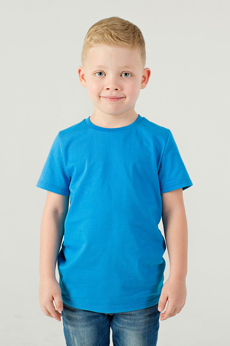 Футболка для мальчика Bossa Nova Basic, цвет: голубой. 267К-161г. Размер 110