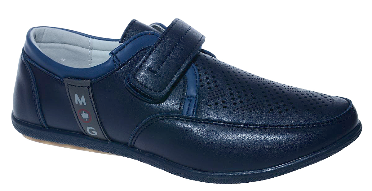 Туфли для мальчика Мифер, цвет: синий. 7215D-2. Размер 32