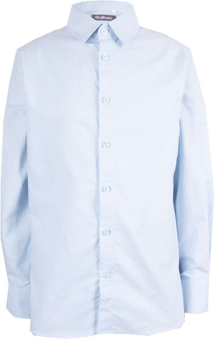 Рубашка для мальчика Gulliver, цвет: голубой. 218GSBC2306. Размер 170