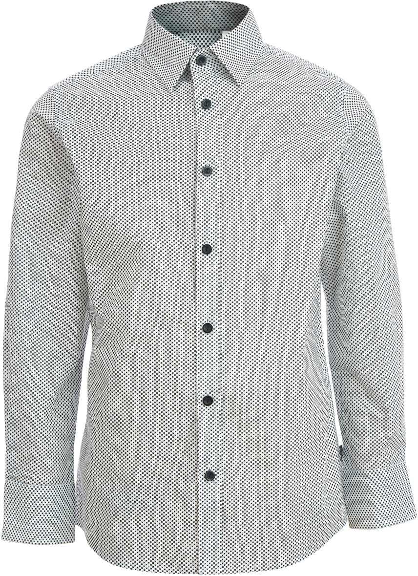 Рубашка для мальчика Gulliver, цвет: серый. 218GSBC2305. Размер 122