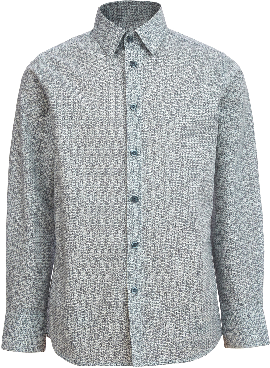 Рубашка для мальчика Gulliver, цвет: серый. 218GSBC2311. Размер 158
