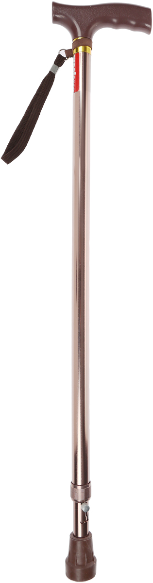 Ergoforce Трость с регулировкой длины Е 0612у, 74-96 см, цвет: черный