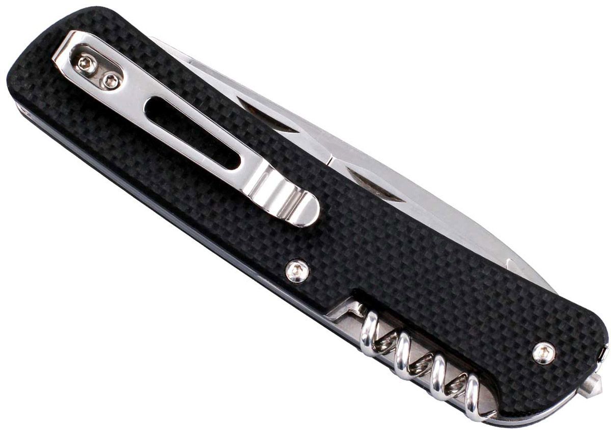 Нож складной туристический Ruike L51-B, цвет: черный
