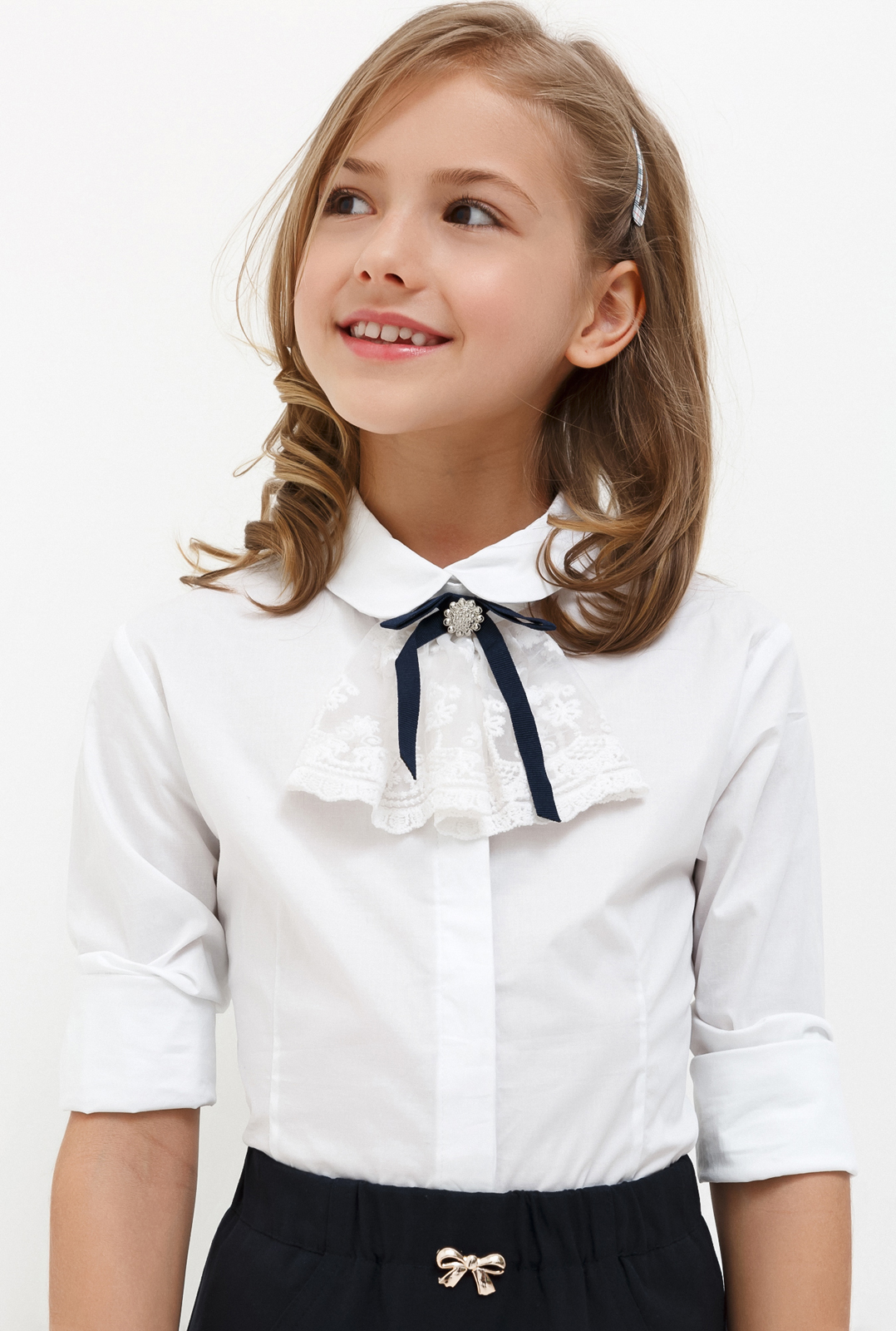 Блузка для девочки Acoola Yarrow, цвет: белый. 20240260036_200. Размер 164