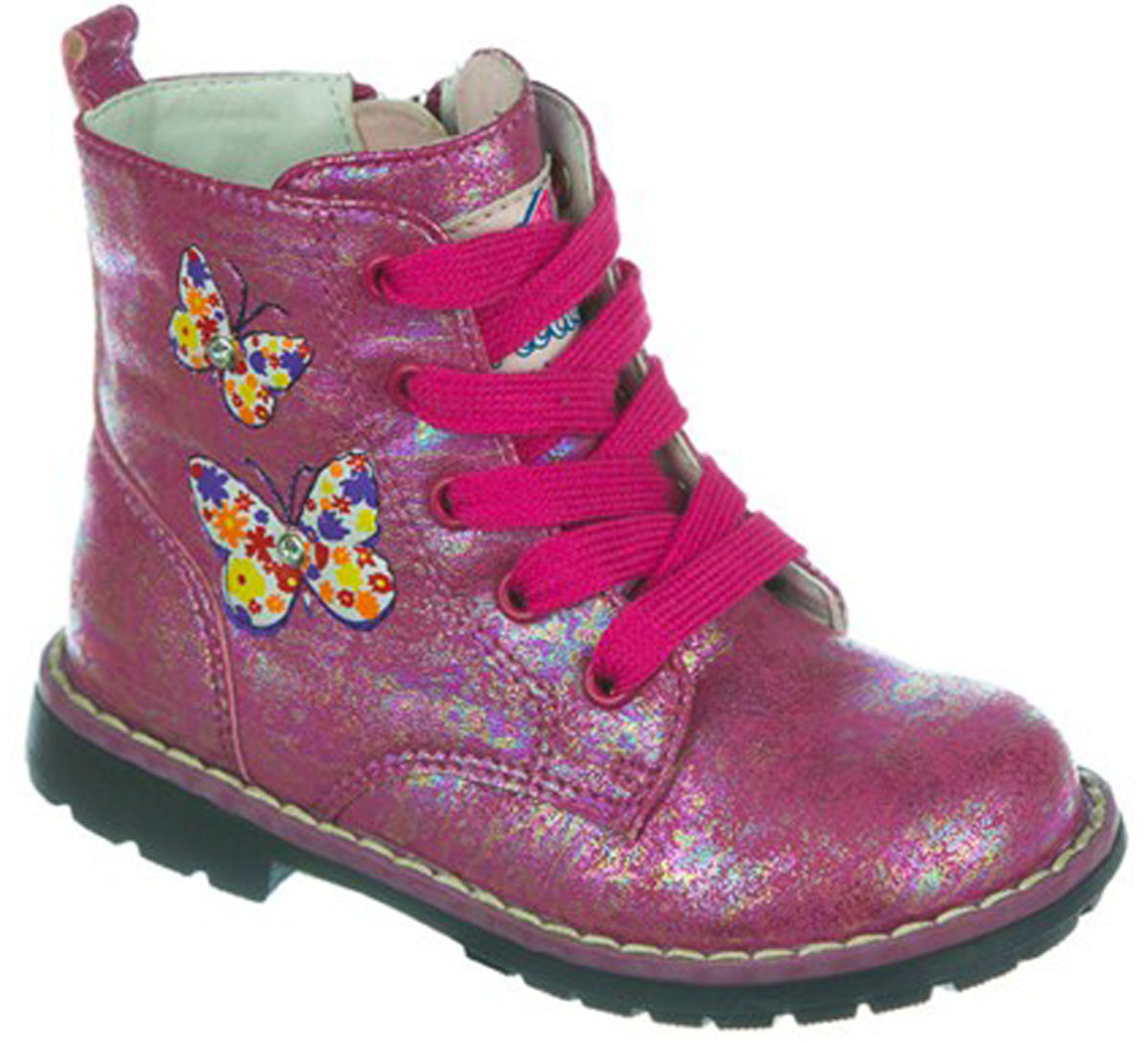 Ботинки для девочки Indigo Kids, цвет: фуксия. 51-293A/12. Размер 25