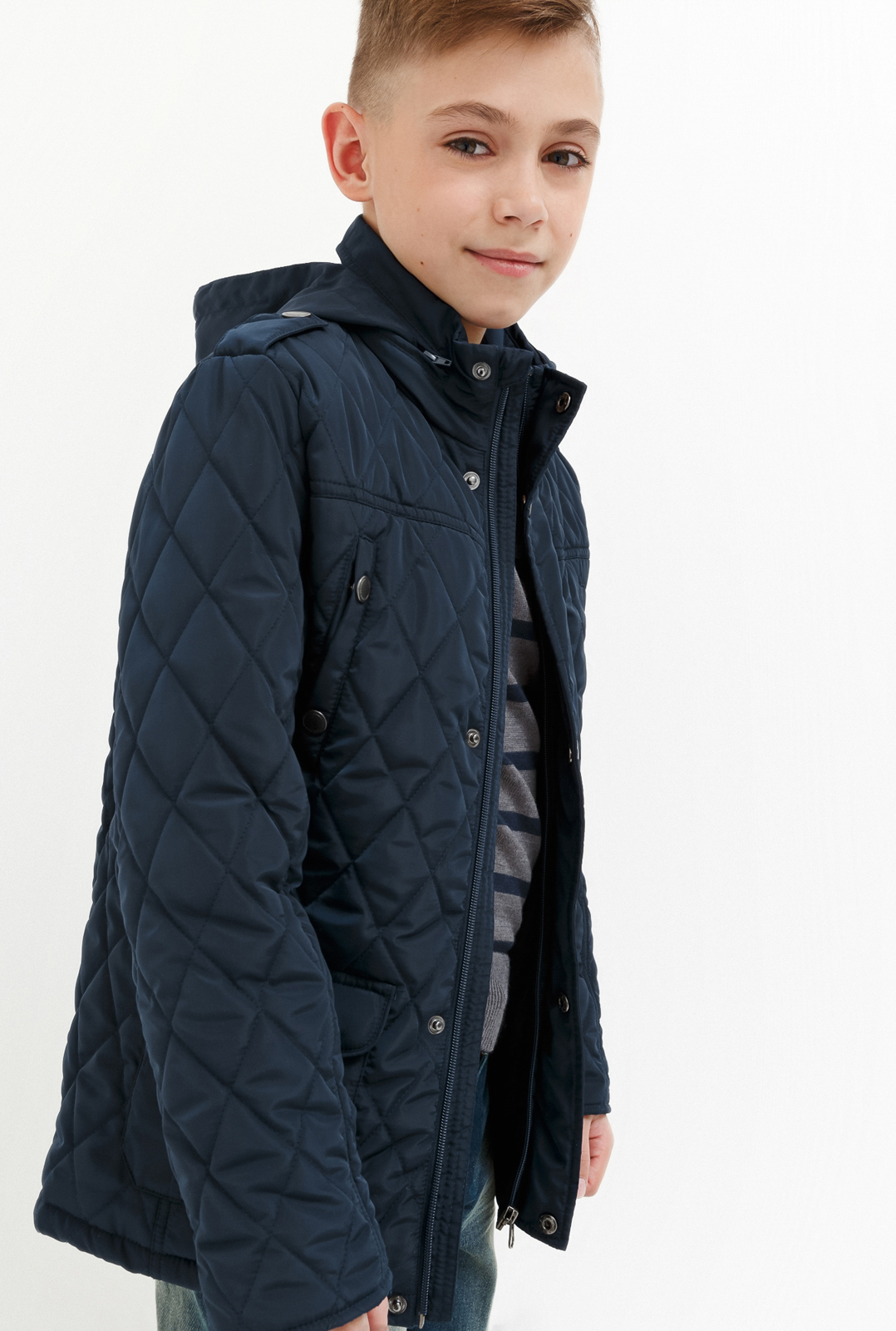Куртка для мальчика Acoola Jim, цвет: темно-голубой. 20140130026_600. Размер 134