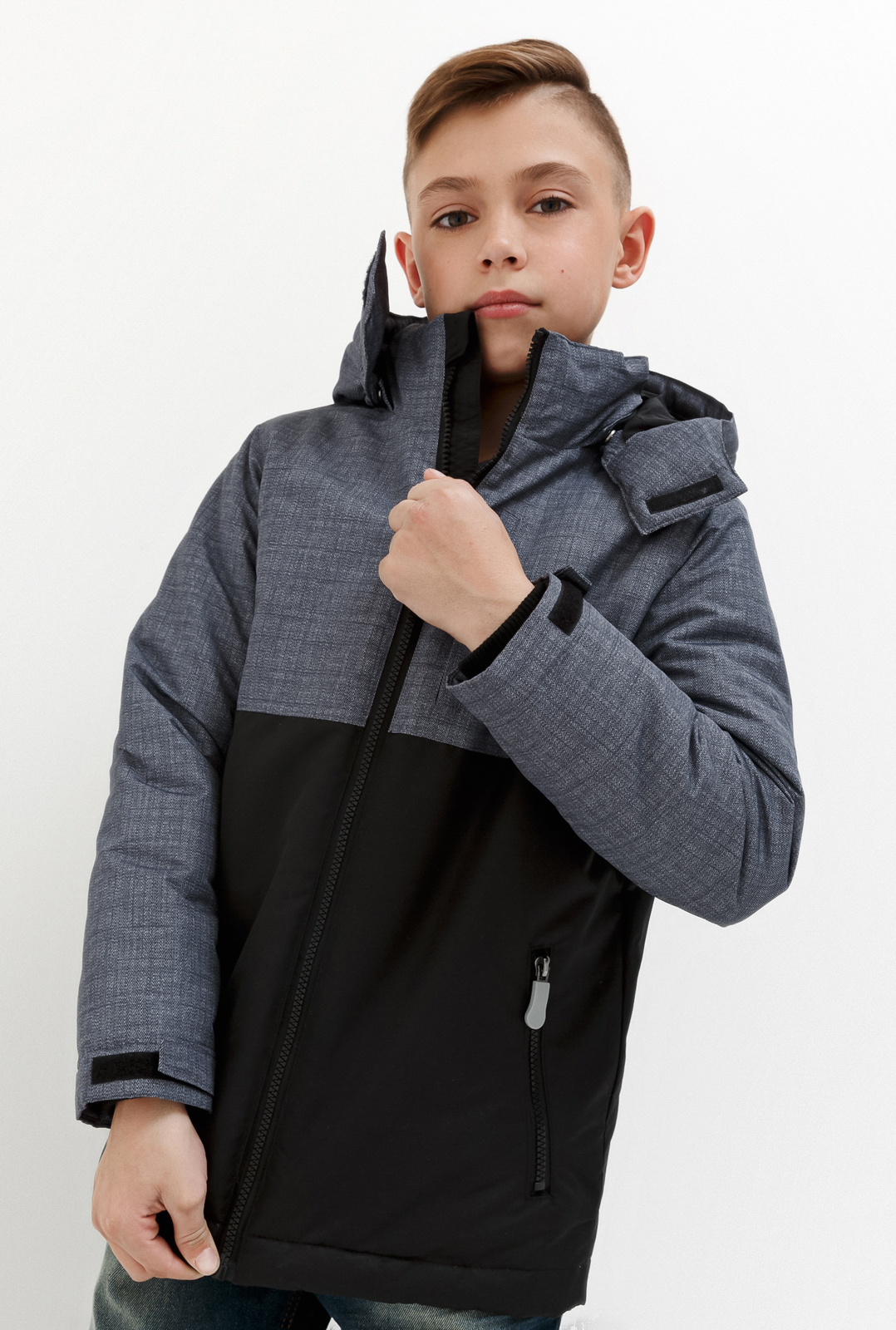 Куртка для мальчика Acoola Roy, цвет: серый. 20110130142_1900. Размер 152