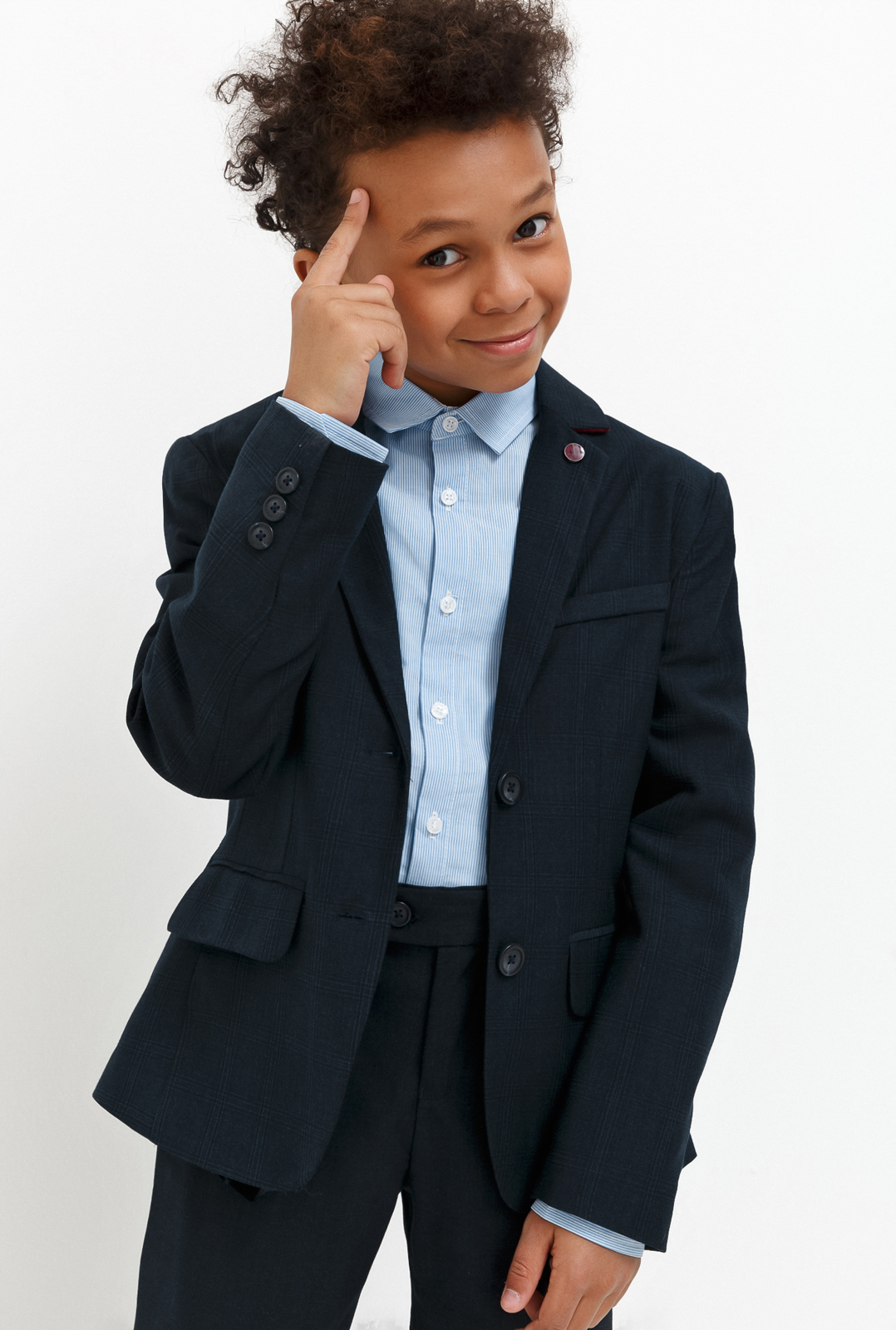 Пиджак для мальчика Acoola Chandler, цвет: темно-голубой. 20140130030_600. Размер 170