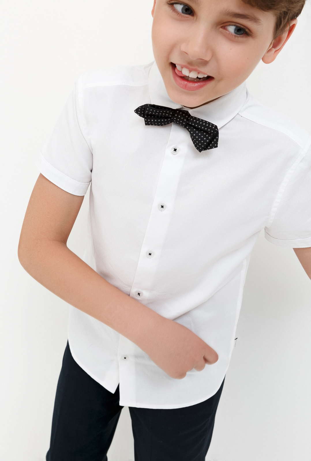 Рубашка для мальчика Acoola Concord, цвет: белый. 20110290034_200. Размер 152