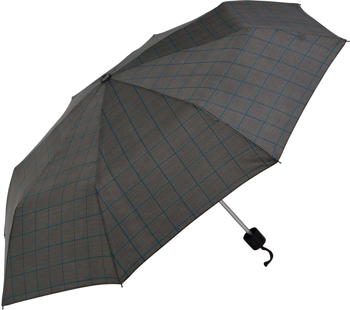 Зонт мужской C-Collection, механика, 3 сложения, цвет: синий. 228-3