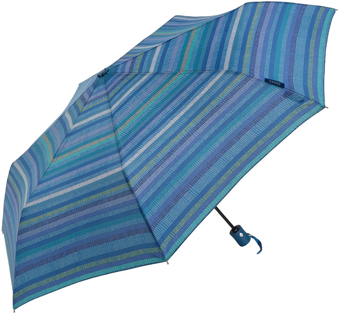 Зонт женский Bisetti, автомат, 3 сложения, цвет: синий. 35186-2