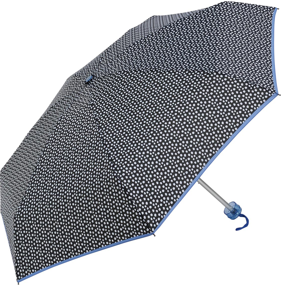 Зонт женский C-Collection, механика, 5 сложений, цвет: черно-белый. 561-1