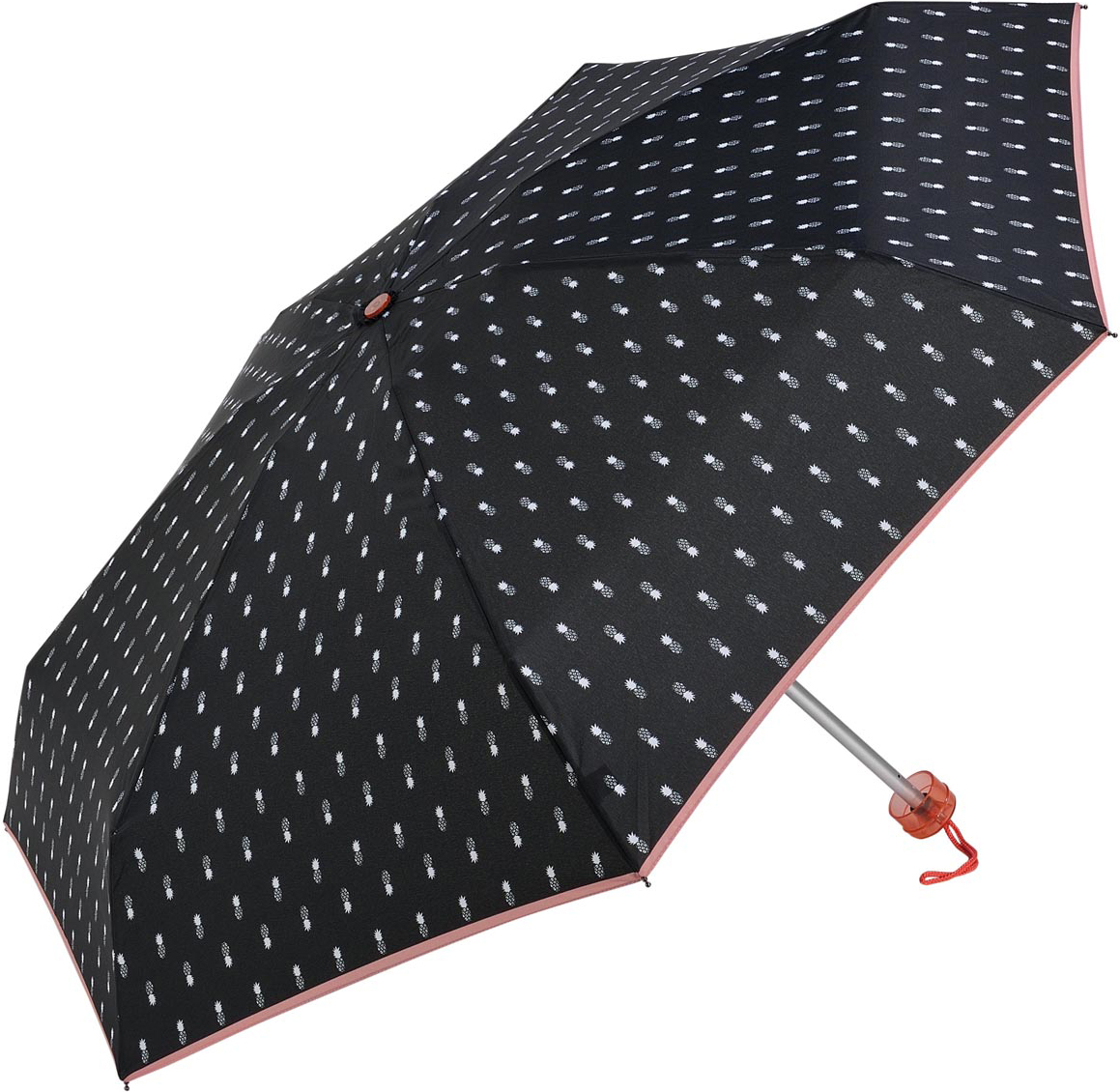 Зонт женский C-Collection, механика, 5 сложений, цвет: черно-белый. 561-3