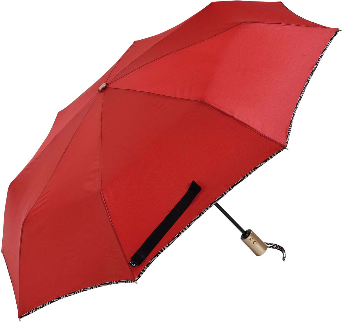 Зонт женский M&P, автомат, 3 сложения, цвет: красный. 5885-1