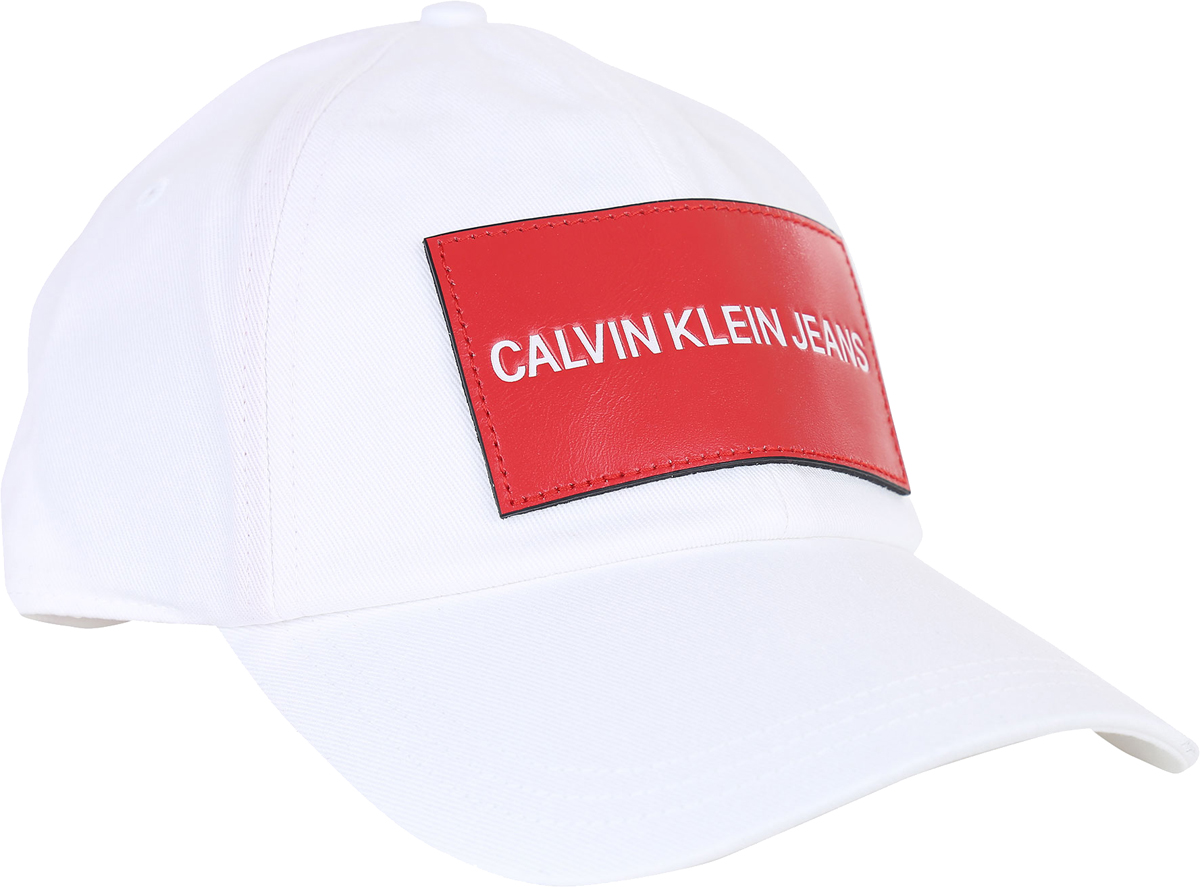 Бейсболка мужская Calvin Klein Jeans, цвет: белый. K40K400258_102. Размер 55/59