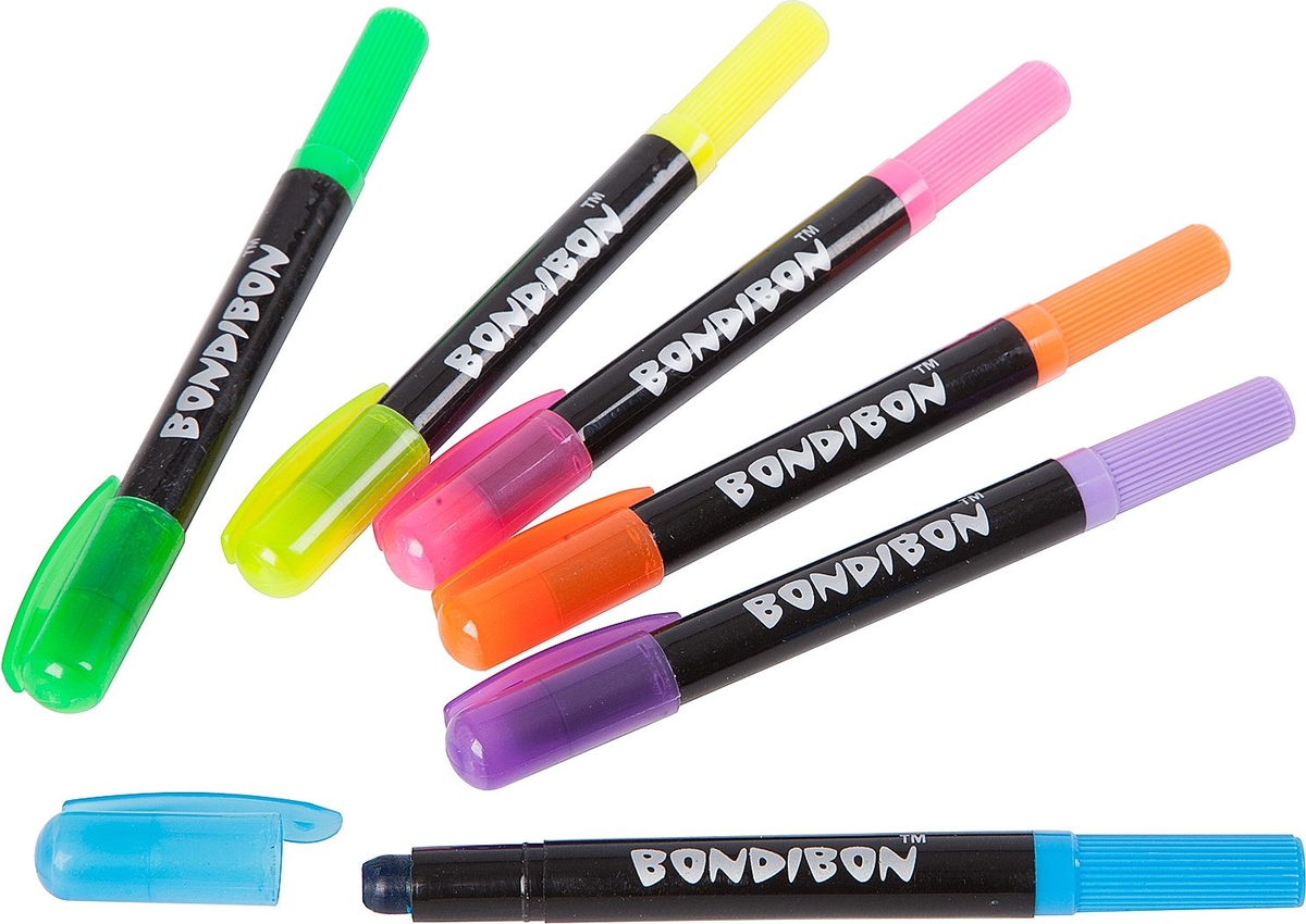 Bondibon Набор гелевых карандашей для рисования 6 цветов ВВ2237
