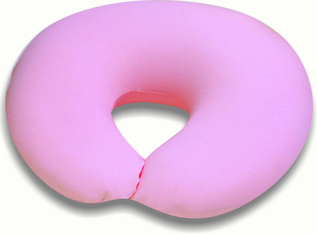 Штучки, к которым тянутся ручки Подушка для кормящих и беременных антистрессовая С-образная цвет розовый