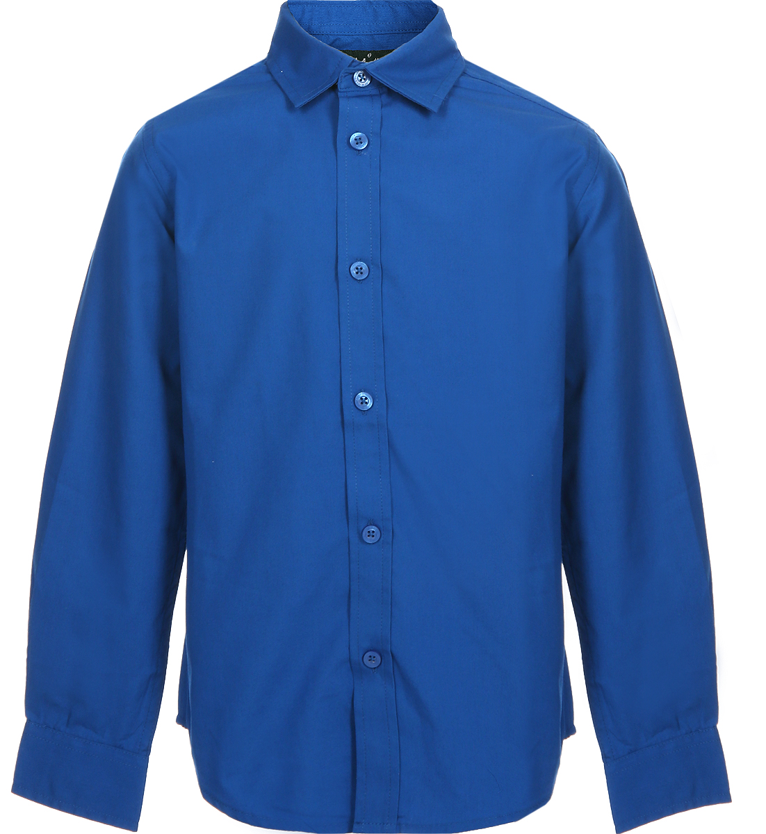 Рубашка для мальчика Sela, цвет: темно-синий. H-812/235-8310. Размер 122