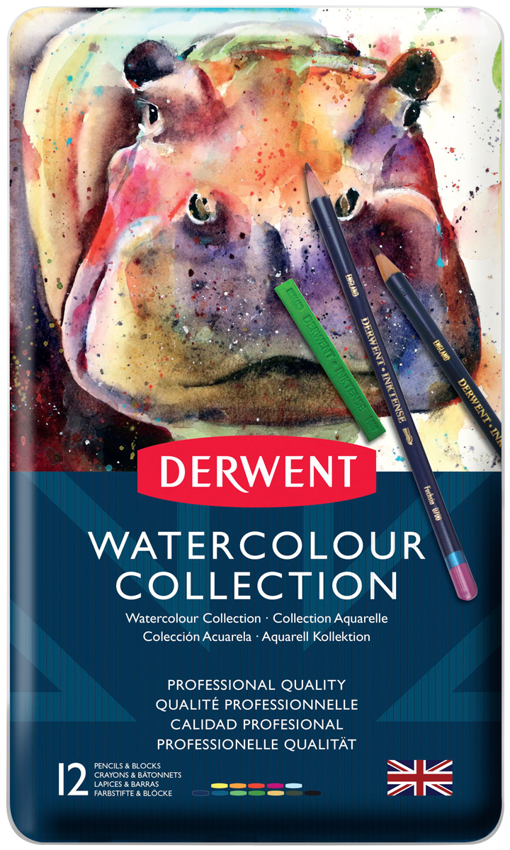 Derwent Набор карандашей Watercolour Collection 12 цветов