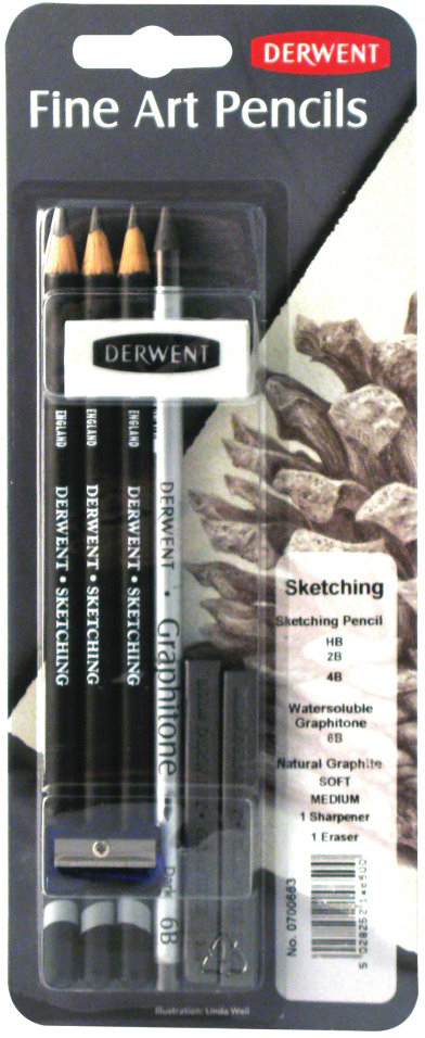Derwent Набор графических материалов Sketching 8 предметов