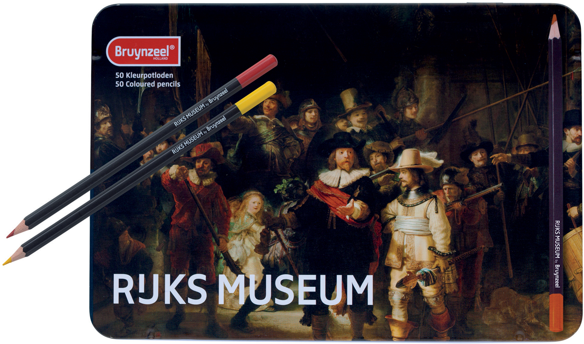 Bruynzeel Набор цветных карандашей Ночной дозор Рембрандт 50 цветов