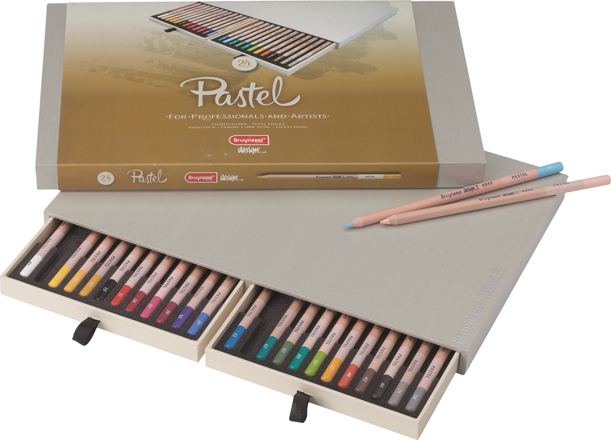 Bruynzeel Набор пастельных карандашей Design 24 цвета