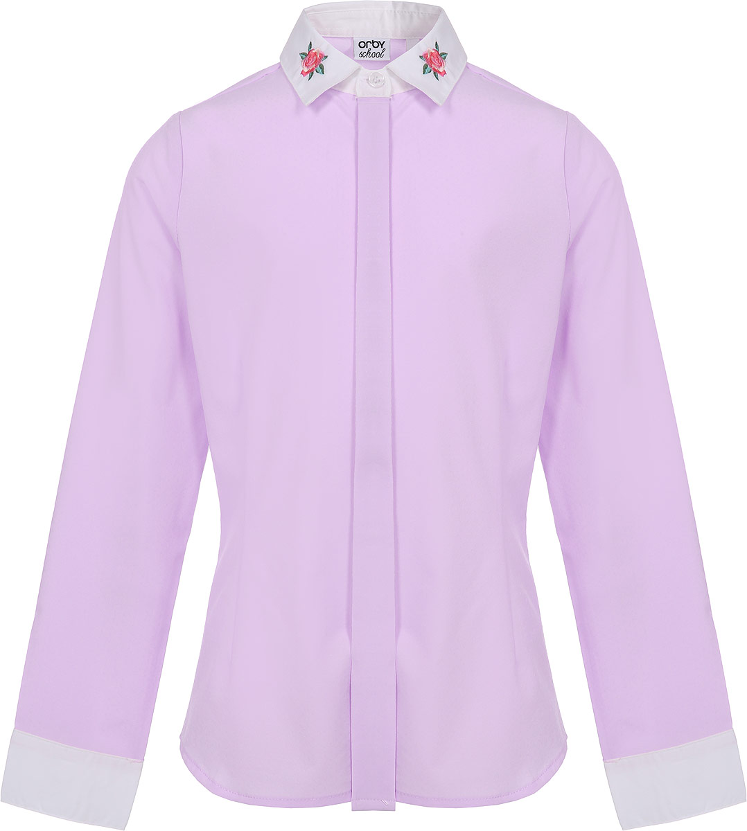 Блузка для девочки Orby, цвет: розовый. 80423_OLG. Размер 164