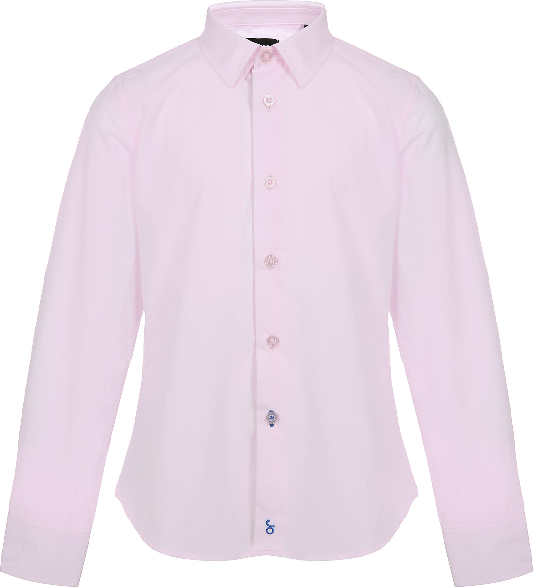 Рубашка для мальчика Orby, цвет: розовый. 80453_OLB. Размер 146