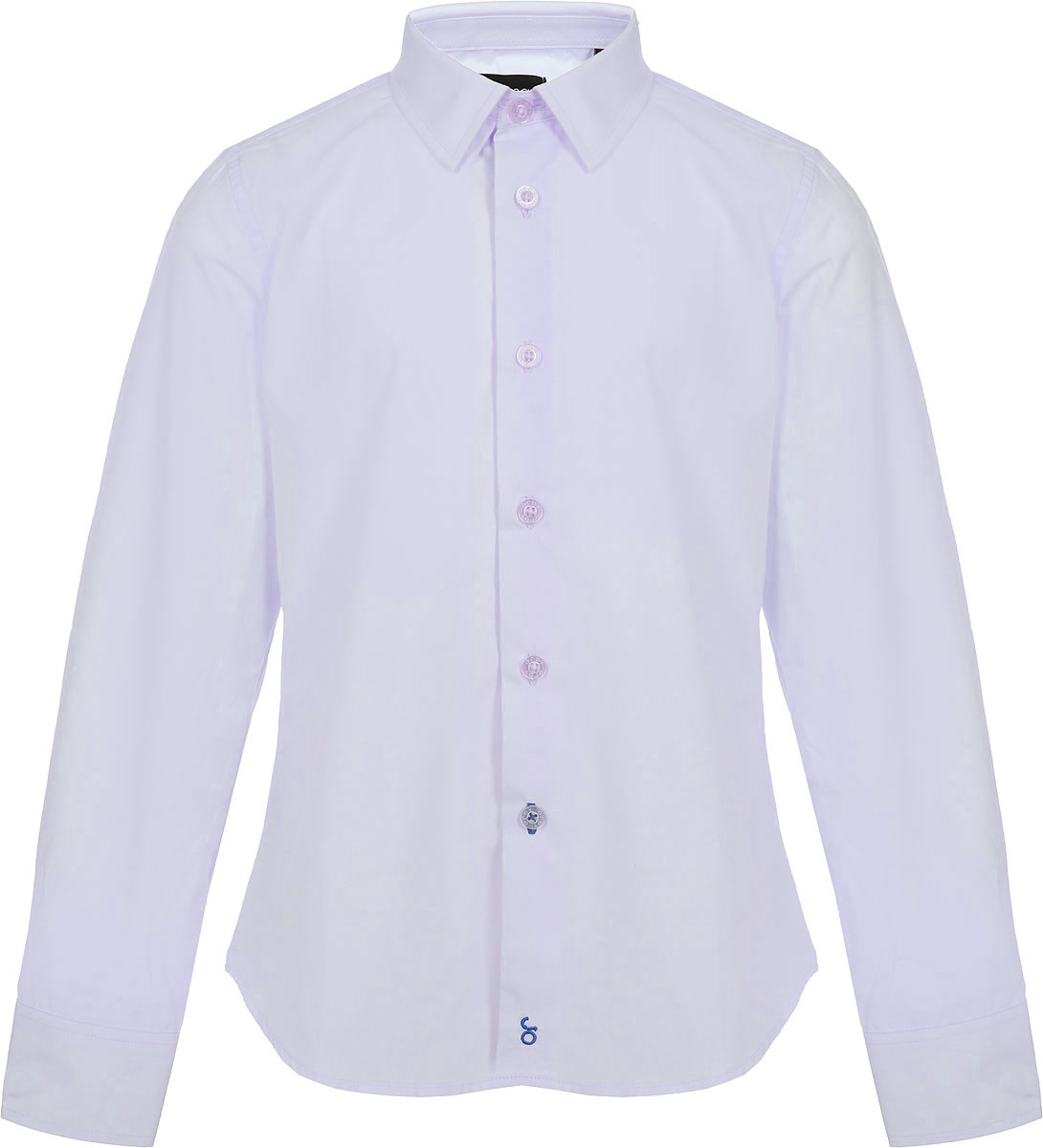 Рубашка для мальчика Orby, цвет: серый. 80453_OLB. Размер 122