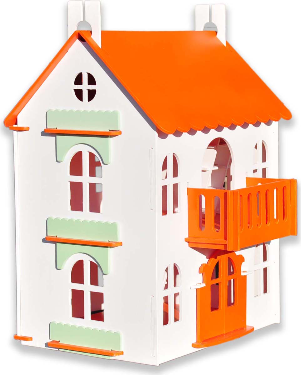 Woodlines Кукольный домик Арина цвет оранжевый