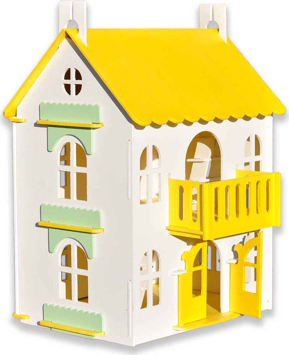 Woodlines Кукольный домик Арина цвет желтый