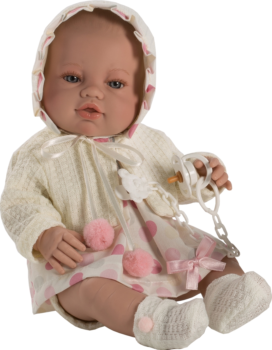 Munecas Berbesa Кукла Пупс новорожденный 42 см 5112