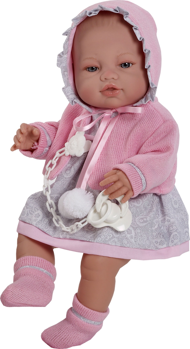 Munecas Berbesa Кукла Пупс новорожденный 42 см 5104