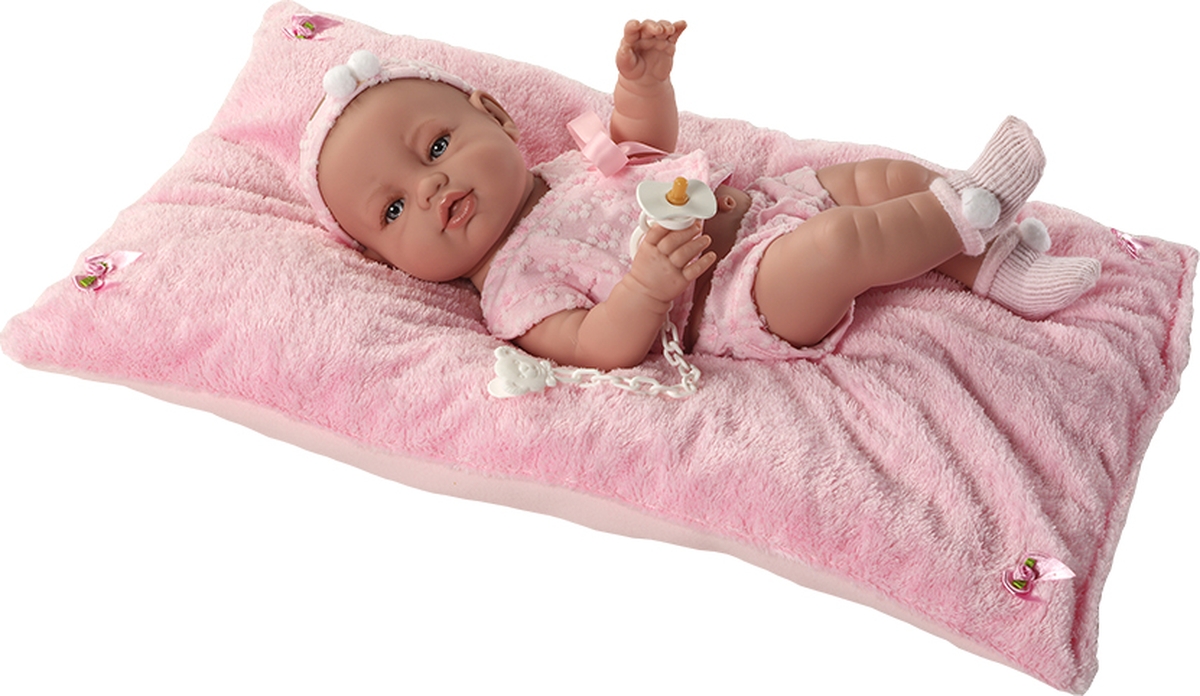 Munecas Berbesa Кукла Пупс новорожденный 42 см 5107
