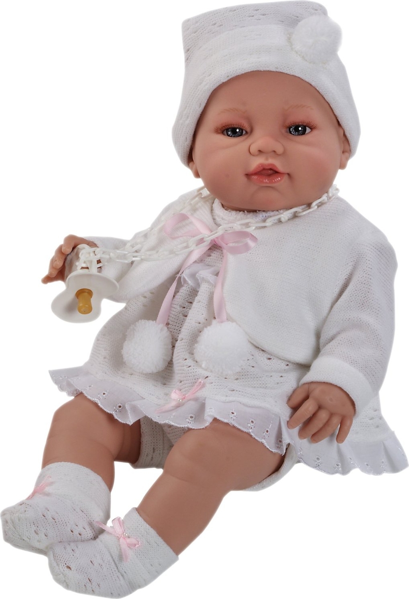 Munecas Berbesa Кукла Пупс новорожденный 42 см 5102