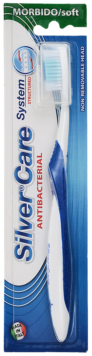 Silver Care Зубная щетка System средней степени жесткости, цвет: синий