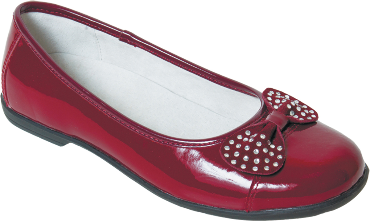Туфли для девочки Orthoboom, цвет: бордовый. 47767-27. Размер 36