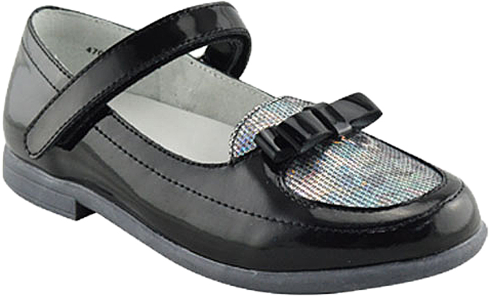 Туфли для девочки Orthoboom, цвет: черный. 47057-09. Размер 37