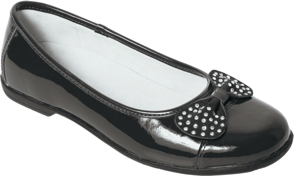 Туфли для девочки Orthoboom, цвет: черный. 47767-27. Размер 36