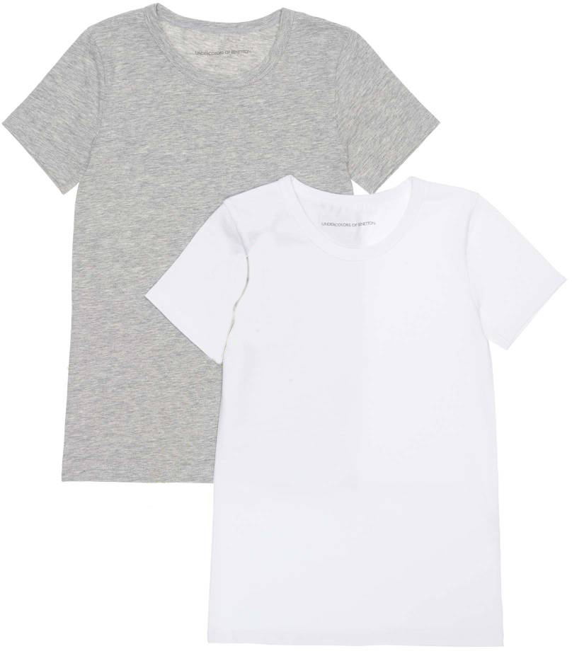 Комплект белья для мальчика United Colors of Benetton, цвет: серый. 3MC10M018_501. Размер 140