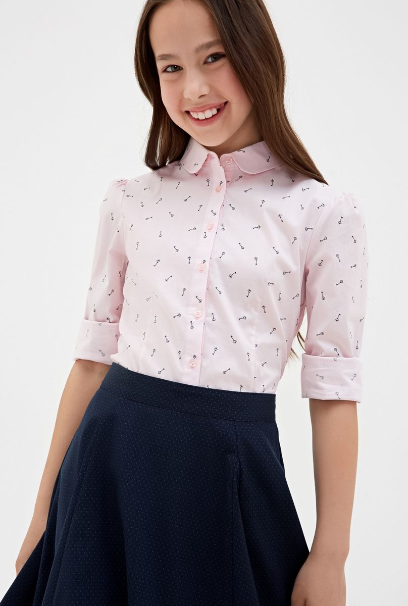 Блузка для девочки Concept Club Marras, цвет: светло-розовый. 10240260002_3400. Размер 122