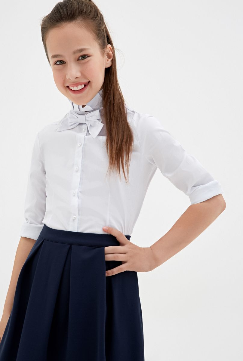 Блузка для девочки Concept Club Meriel, цвет: белый. 10240260003_200. Размер 146