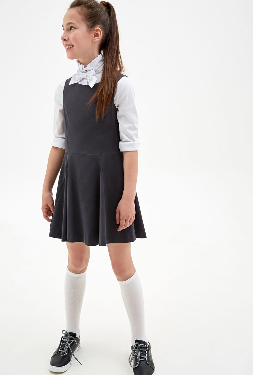 Платье для девочки Concept Club Bjork, цвет: серый. 10240200003_1900. Размер 140