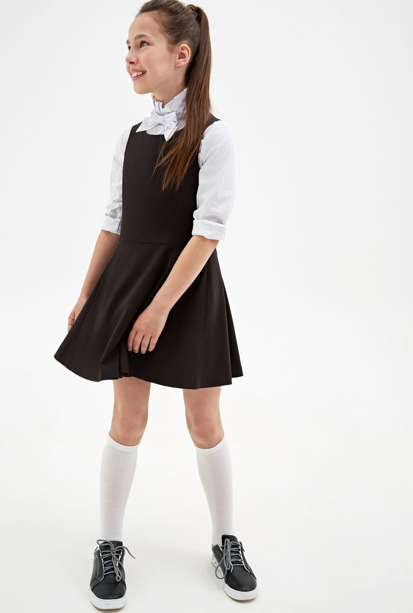 Платье для девочки Concept Club Bjork, цвет: черный. 10240200003_100. Размер 146