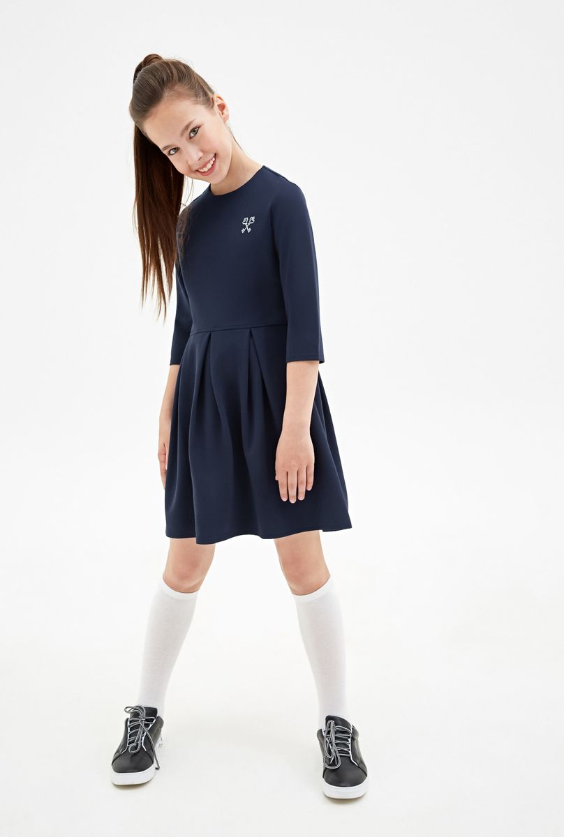 Платье для девочки Concept Club Magda, цвет: темно-голубой. 10240200001_600. Размер 140